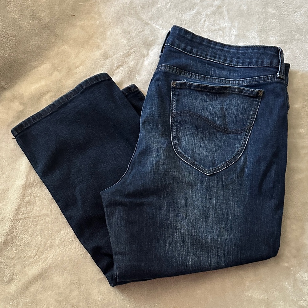 Lee Women's Dark Blue Boot Cut Jeans